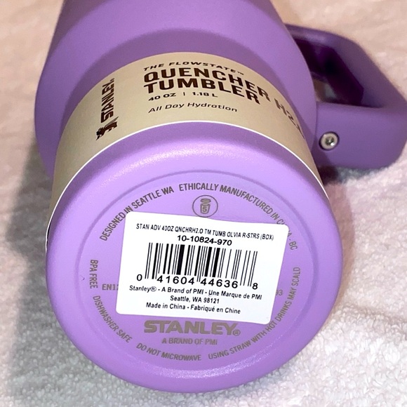 New Limited Stanley Olivia Rodrigo Purple 40 oz Tumbler w free Kitty giftcard - Picture 9 of 16